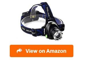 Rechargeable Tactical 350000LM  LED Headlamp 186**50 Headlight Head Torch Lamp 