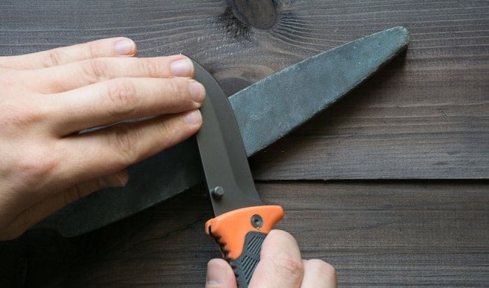 how to sharpen a tactical knife
