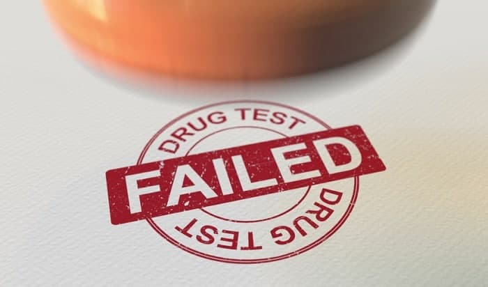 what happens if you fail a military drug test