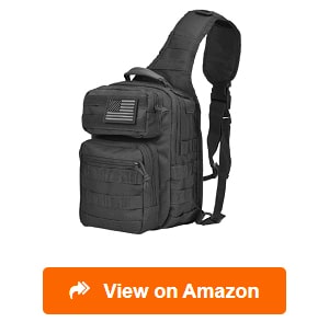 11" Sling Digital Camo TACTICAL BACKPACK DAY PACK Bug Out Shoulder Hiking Bag