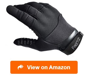 TAC9ER Kevlar Lined Tactical Gloves - Full Hand Protection Black Tactical  Gloves, Cut and Temperature Resistant, Motorcycle Gloves, Touchscreen