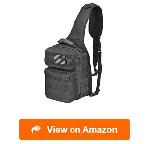 Mini Tactical Backpack, 6L Small Sling Backpacks Shoulder Bag For Running  Travel Daypack with Carabiner For Men Women