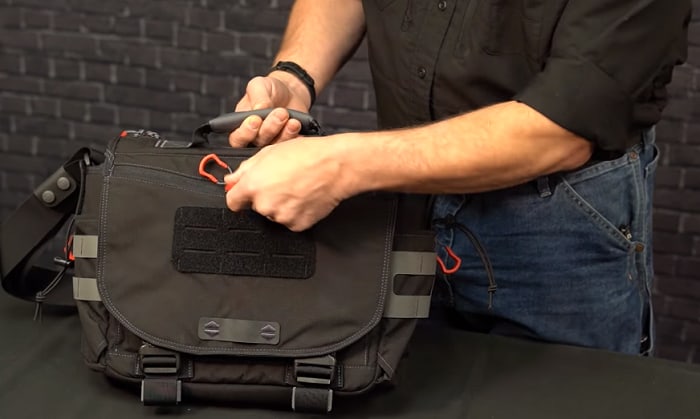 Small Canvas Tactical Messenger Bag