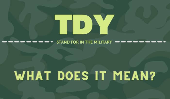 what does tdy stand for in the military