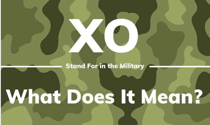 what does xo mean in military