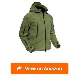 Tactical Recon Military Fleece Hoodie Army Combat Pull Over Hoody Tan New 