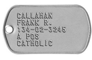 What are Army dog tags?