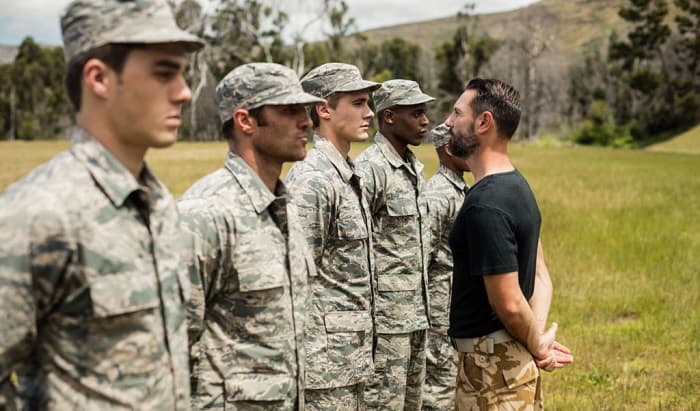 which is an example of civilian control of the military