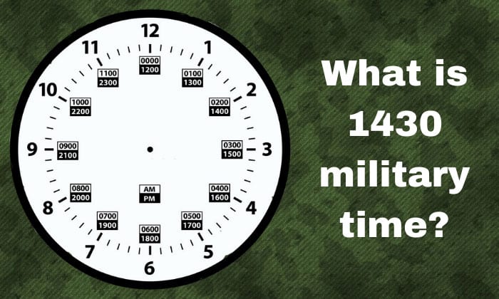 what is 1430 military time