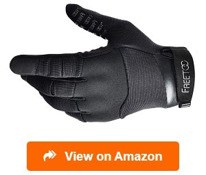 Police Tactical Touchscreen Gloves Kevlar Hard Knuckles Military combat Gloves Police search duty patrol search gloves XXXL, BLACK 