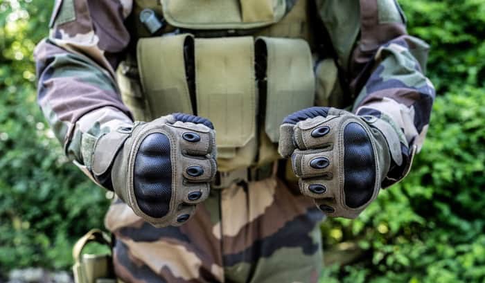 Kombat UK Alpha Fingerless Tactical Gloves  Military Army Style