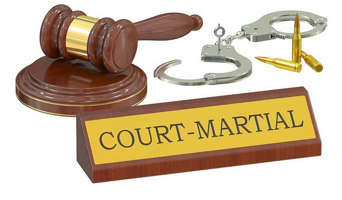 what is a military court martial