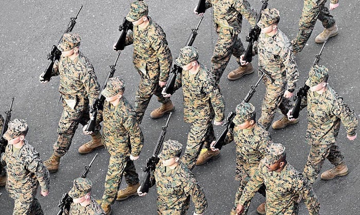 what military branch has the highest crime rate