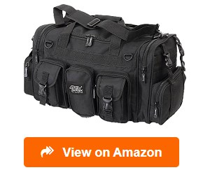 22 Tactical Duffle Military Molle Gear Shoulder Strap Range Bag TF122 Black 
