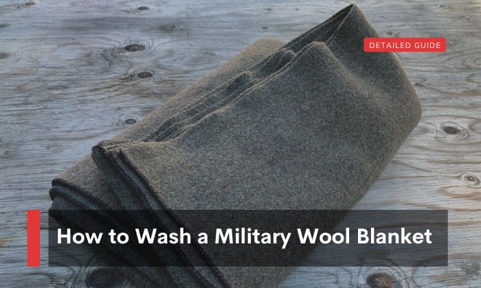 how to wash a military wool blanket