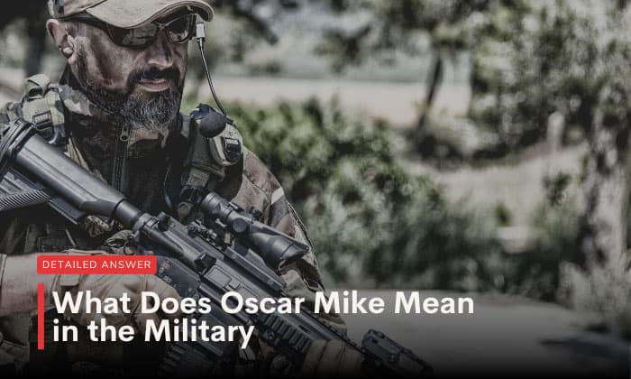 what does oscar mike mean in the military