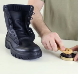 Step-4-to-polish-military-boots