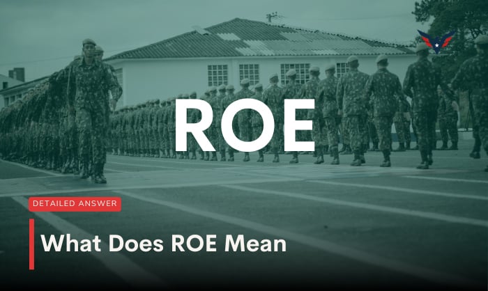 what does roe mean in military