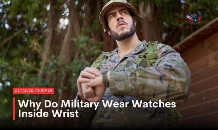 why do military wear watches inside wrist