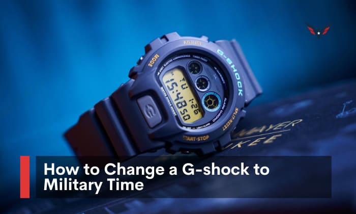 how to change a g shock to military time