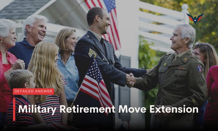 military retirement move extension