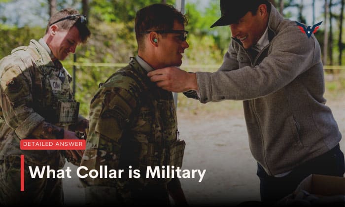 what collar is military