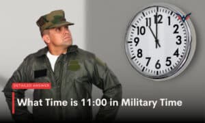 what time is 11:00 in military time