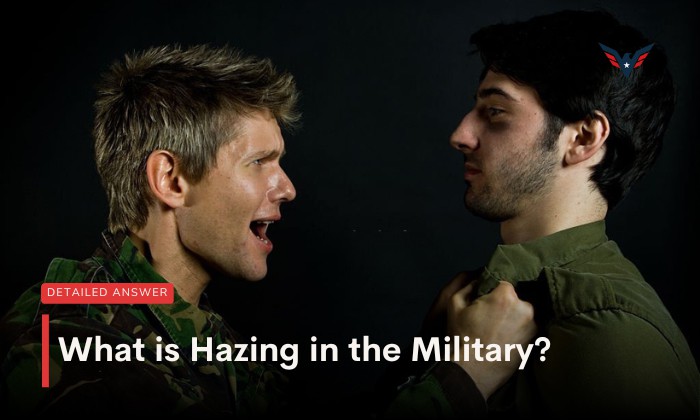 what is hazing in the military