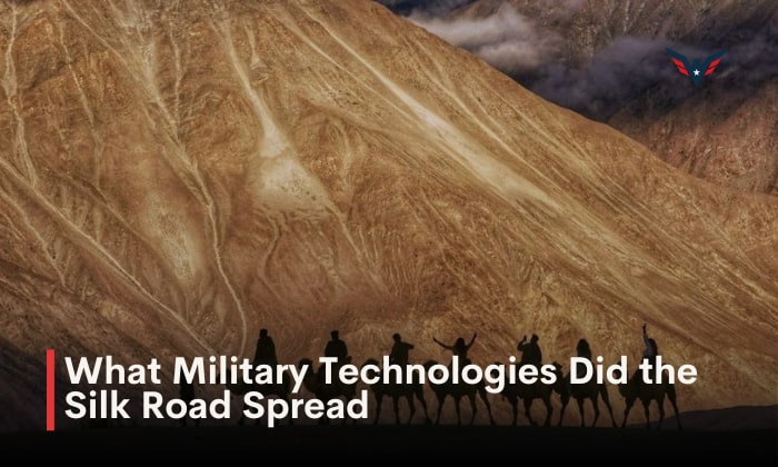 what military technologies did the silk road spread