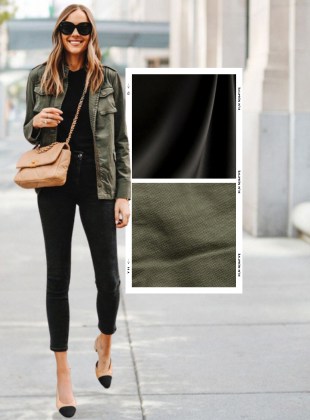 black-army-green-outfits