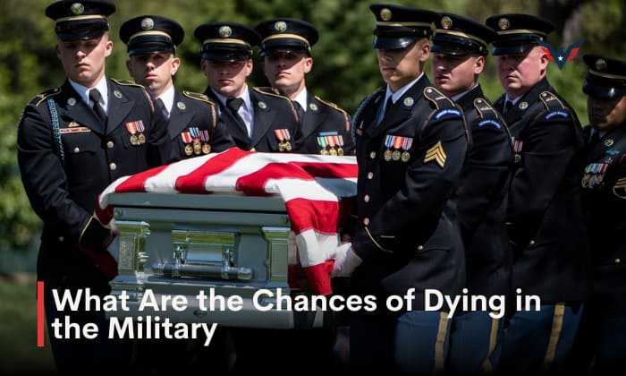 what are the chances of dying in the military
