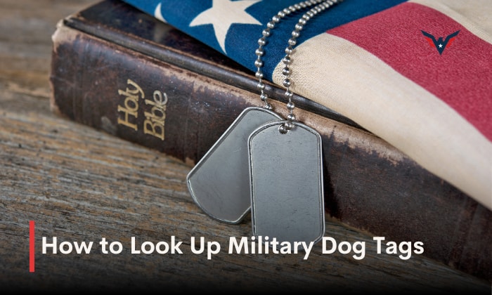 how to look up military dog tags